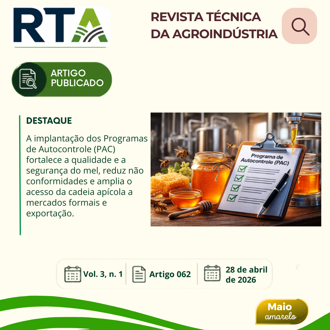 A IMPORTÂNCIA DA IMPLANTAÇÃO DOS PROGRAMAS DE AUTOCONTROLE NO SETOR DA APICULTURA NO BRASIL